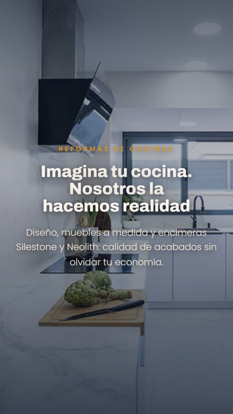 Demostración de rediseño para una empresa de reformas